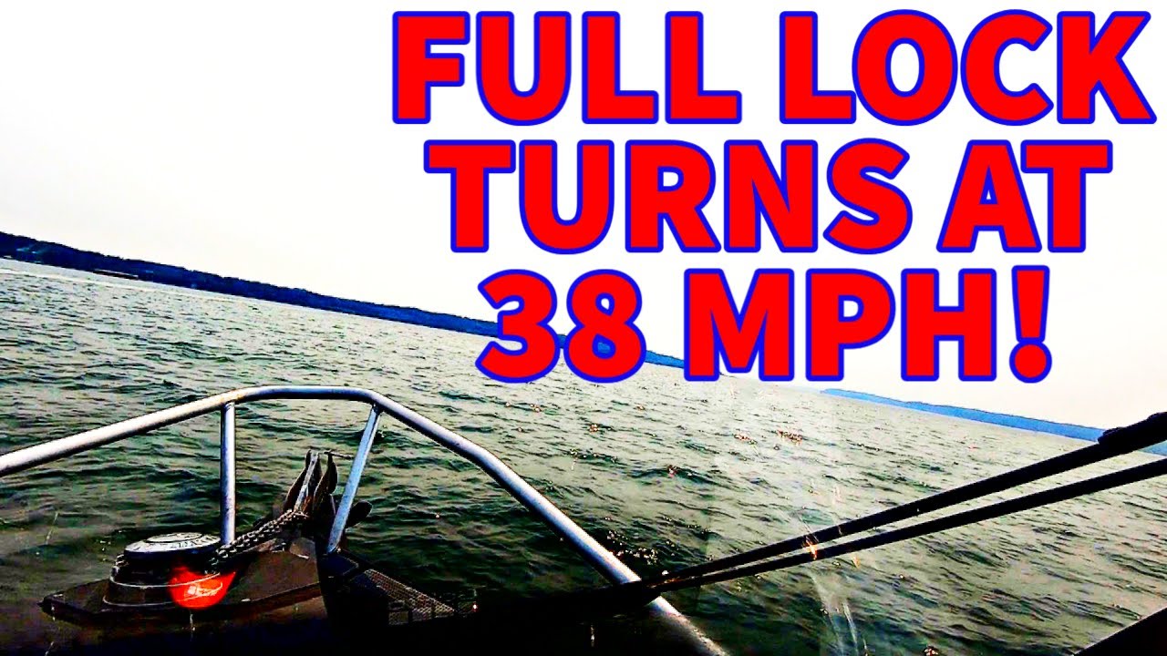 Stabicraft 2050 Supercab making full speed turns!