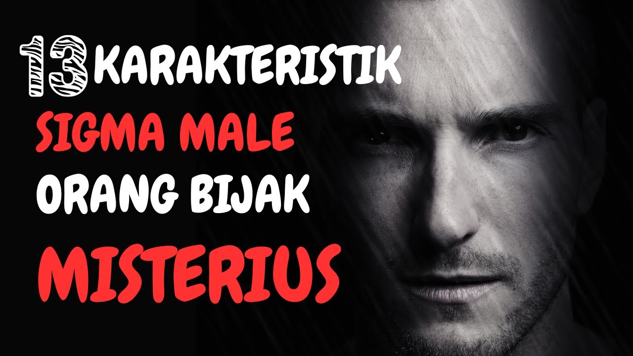 13 KARAKTERISTIK SIGMA MALE ‼ ORANG BIJAK MISTERIUS - OTAK KIRI