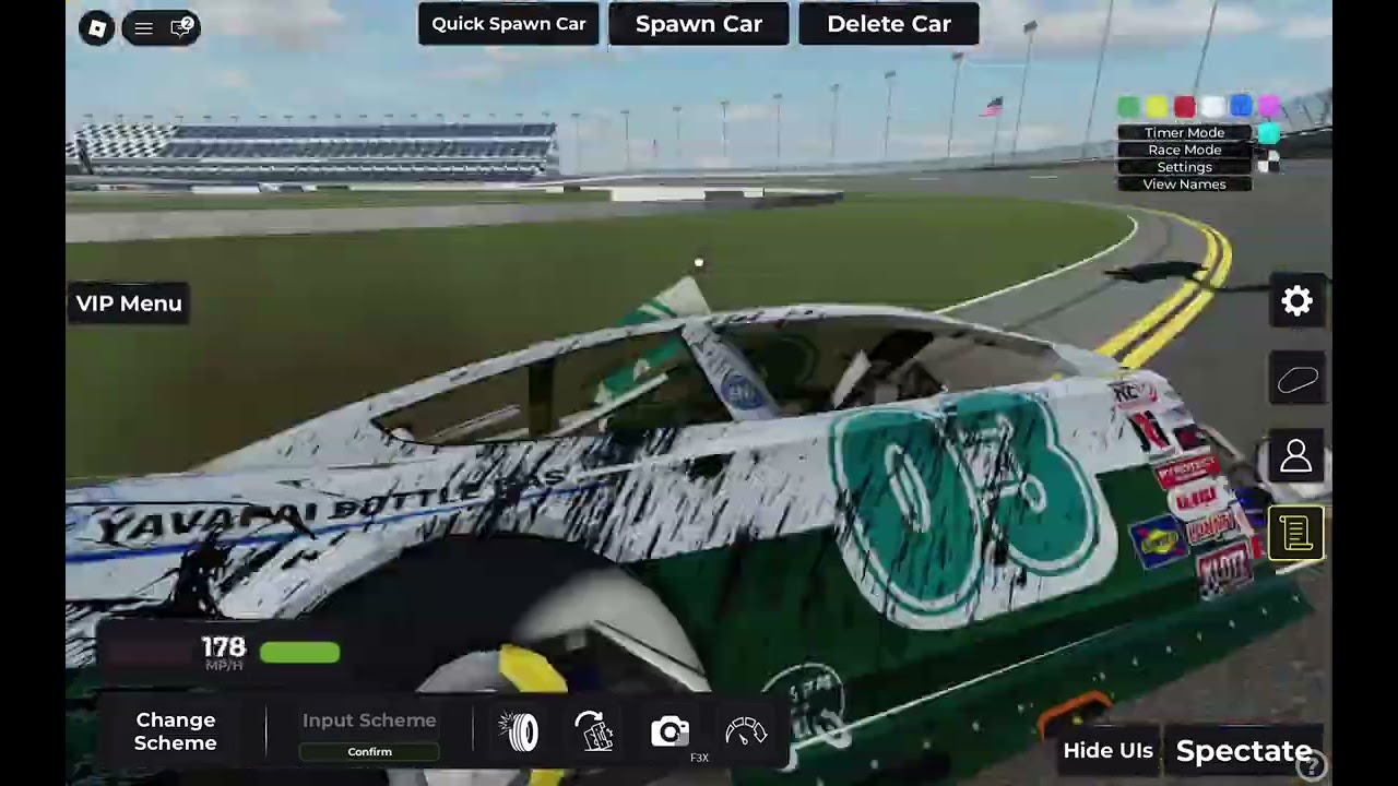 Grandpa Plays Racing Game