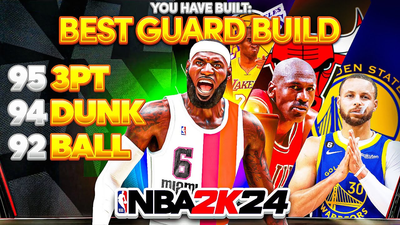 95 3PT + 94 DUNK + 92 BALL HANDLE BUILD is THE BEST POINT GUARD BUILD in NBA 2K24 NEXT GEN!
