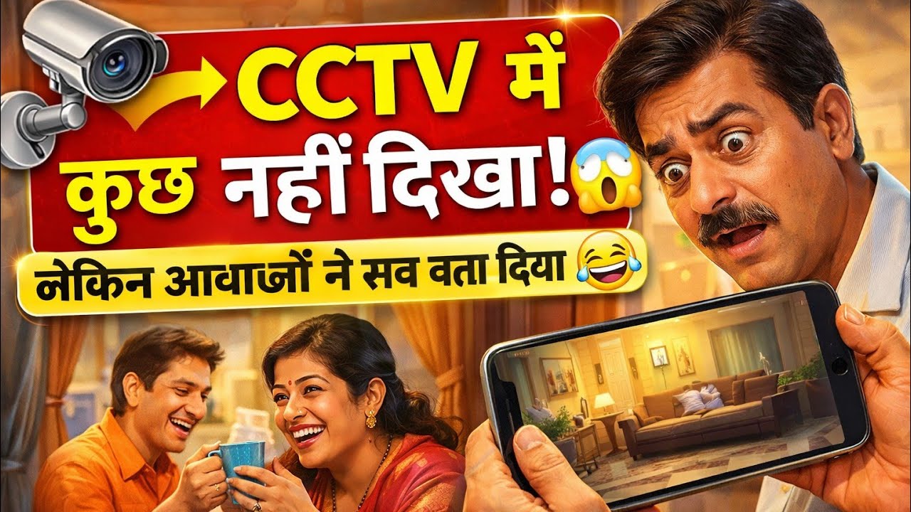 पति ऑफिस गया 😄 | CCTV में कुछ नहीं दिखा लेकिन सब पता चल गया