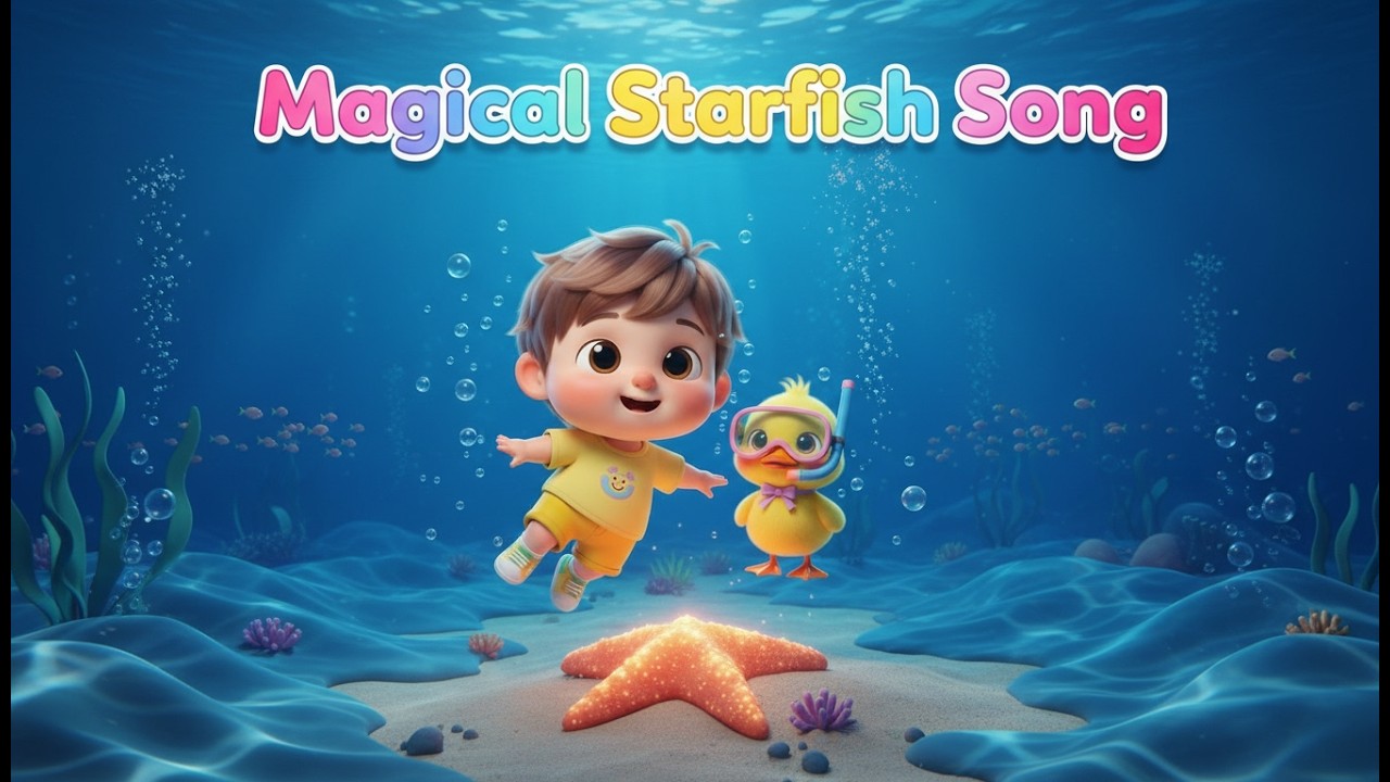 Magical Starfish Song – Nursery Rhyme, Toddler Learning, Ocean Fun, and Imaginative Play