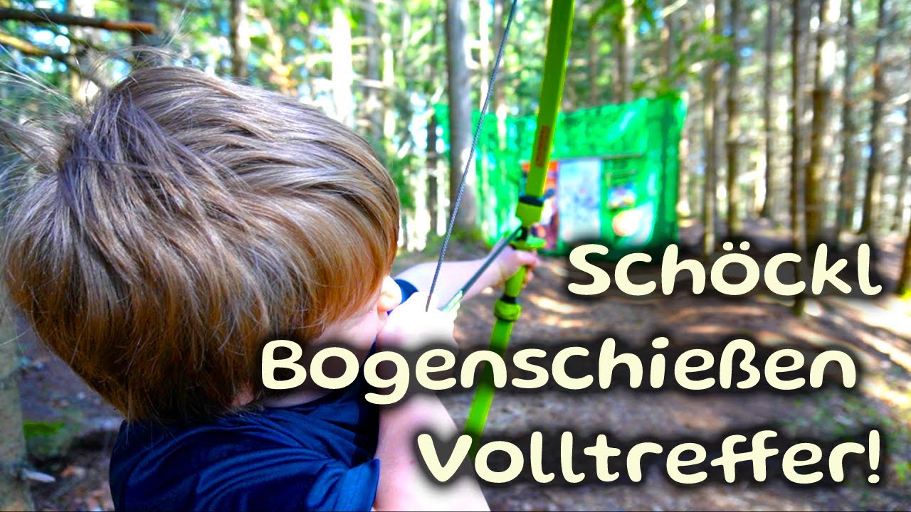 Zielsicher am Bogenparcour Sch&ouml;ckl &ndash; Spa&szlig; und Spannung garantiert! Familienabenteuer Steiermark.