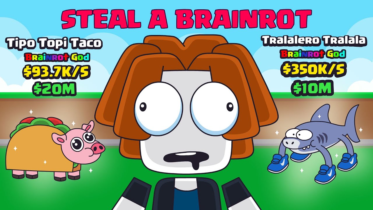 ROBLOX STEAL A BRAINROT RETOLD | Cartoon Animation