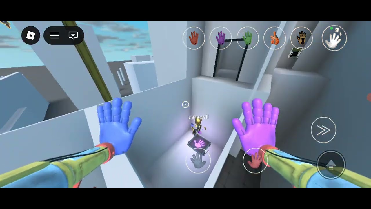 Jugando poppy playtime (fan game)