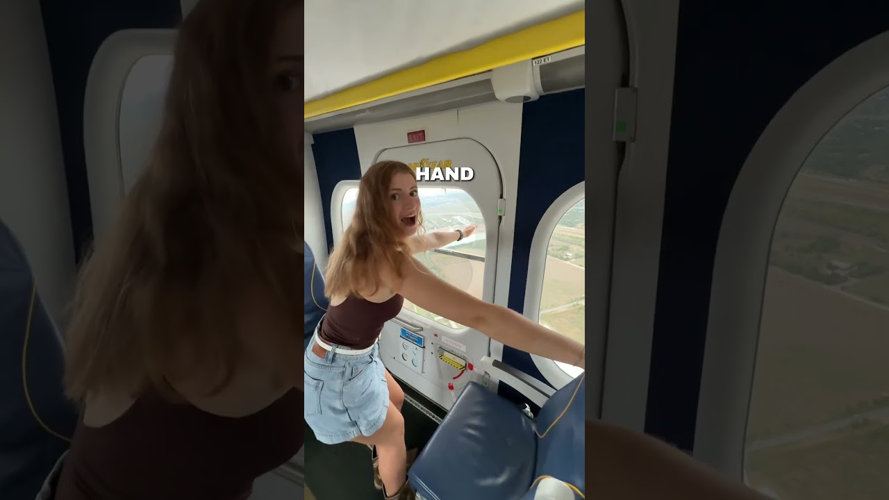 What the inside of the cabin of the Goodyear blimp looks like! #bucketlist #austintexas