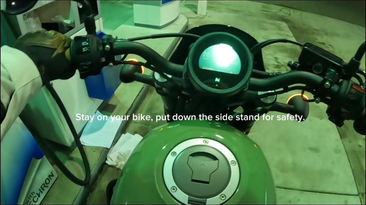 2022 Honda Rebel 500 - How to fill up gas on a motorcycle?