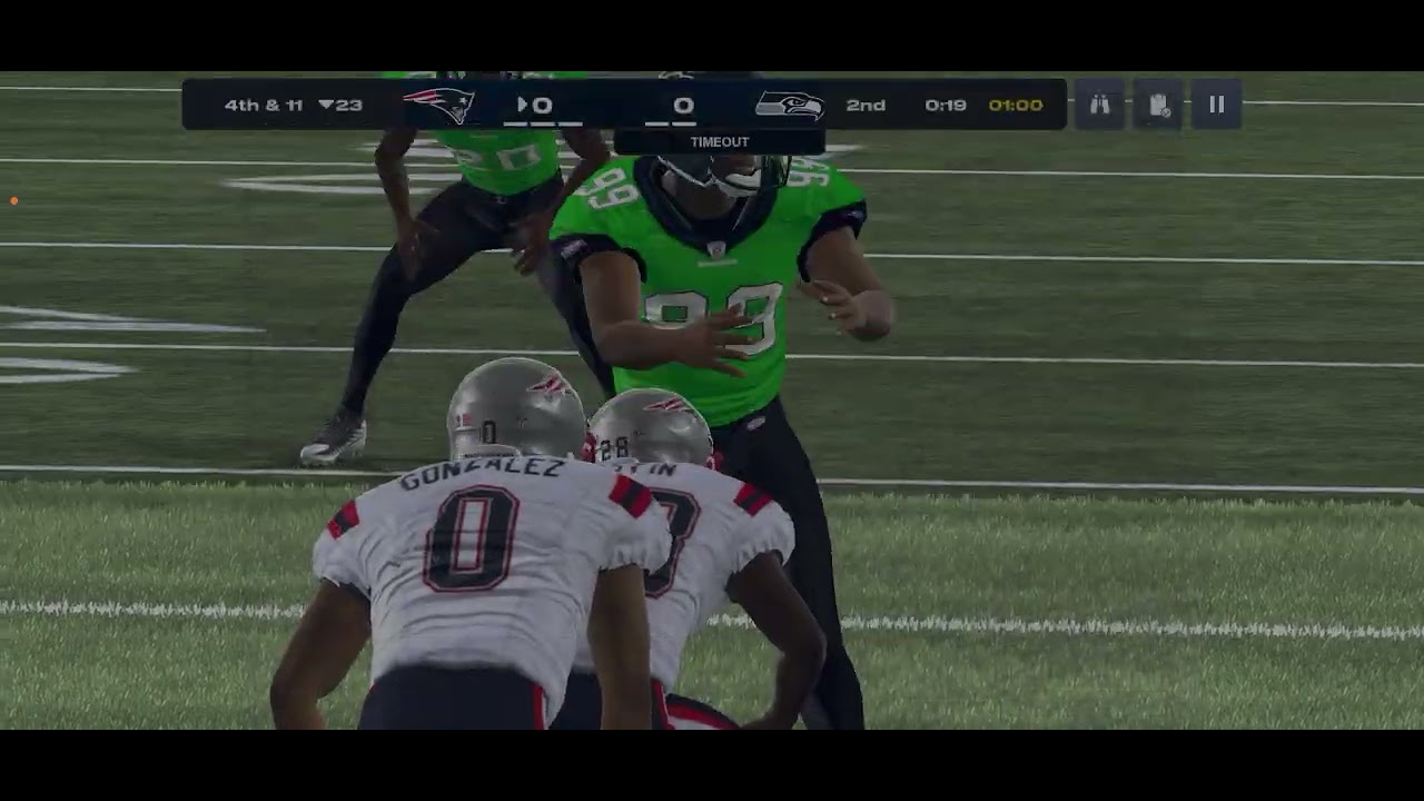 Seattle Seahawks vs New England Patriots Super Bowl LX madden 26 mobile 