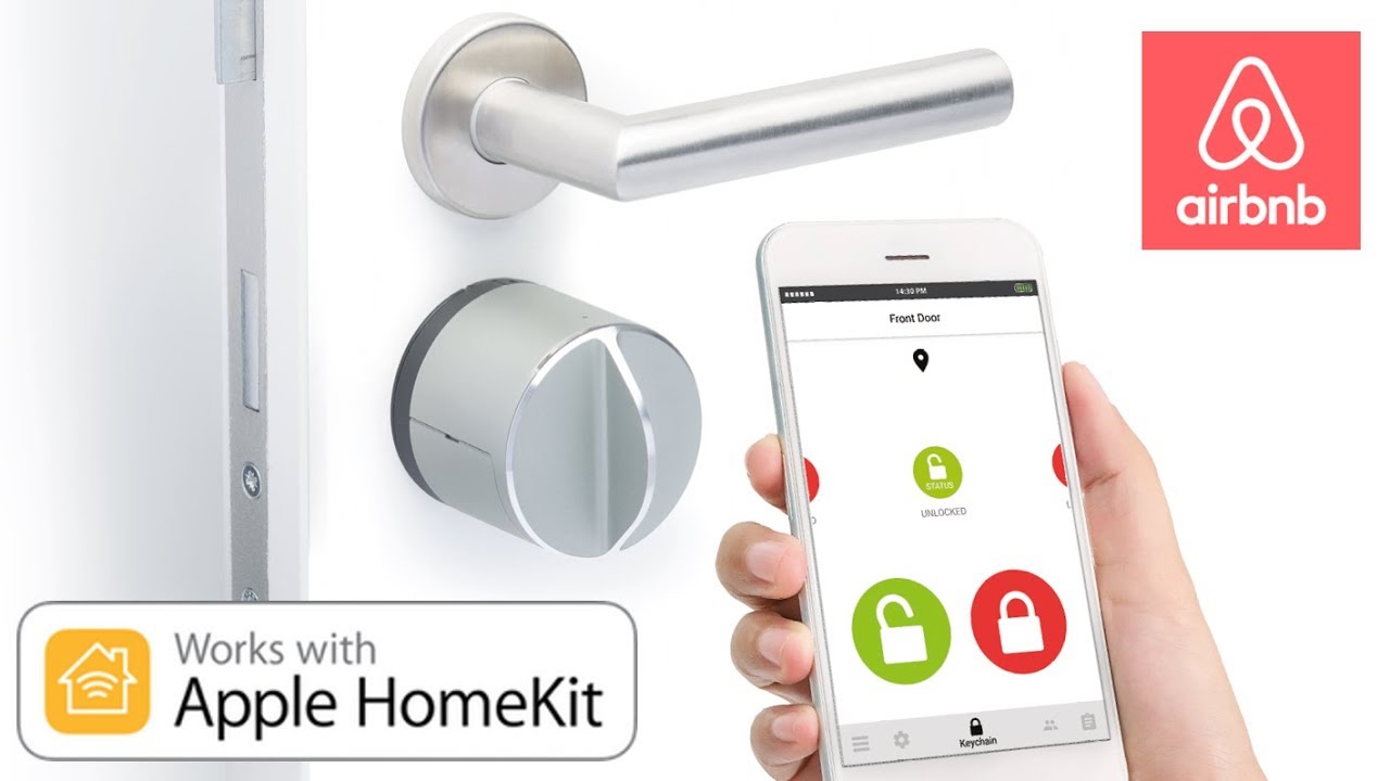 Умный замок Danalock V3 умный дом Apple HomeKit полный обзор + airbnb + конкурс