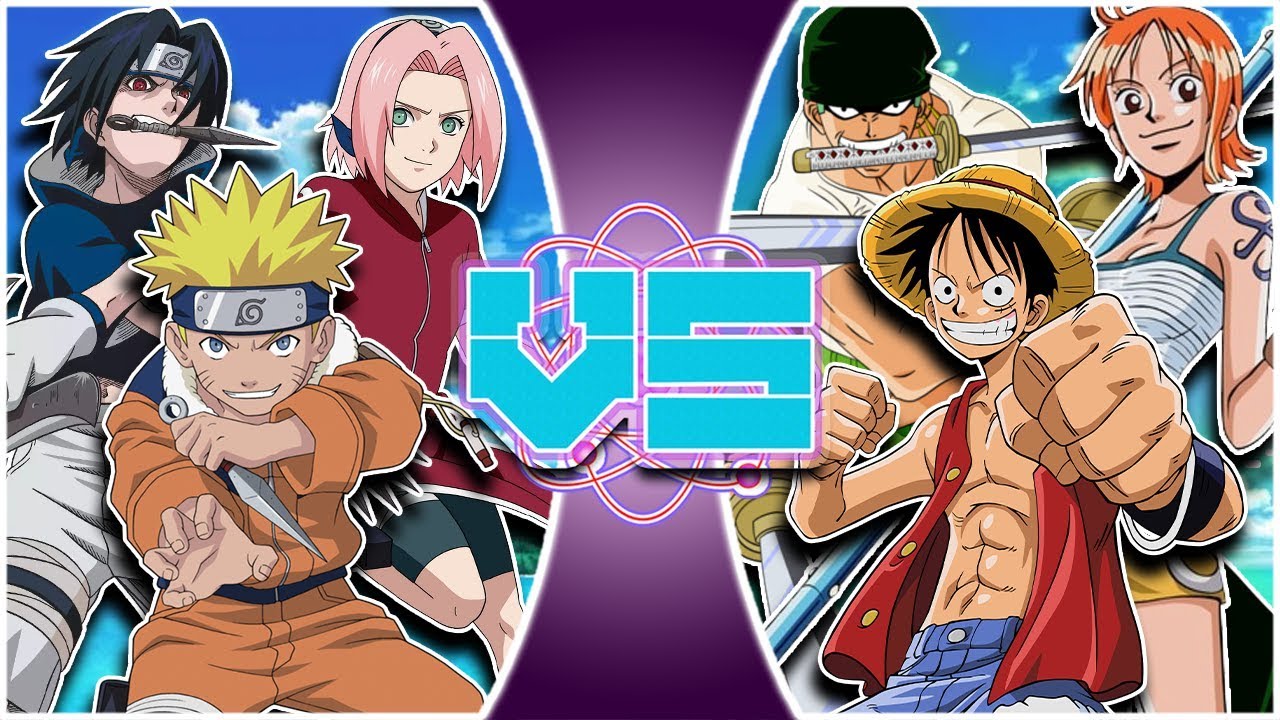 NARUTO vs ONE PIECE 3 on 3! (Sakura, Sasuke, Naruto vs Luffy, Zoro, Nami) | REWIND RUMBLE