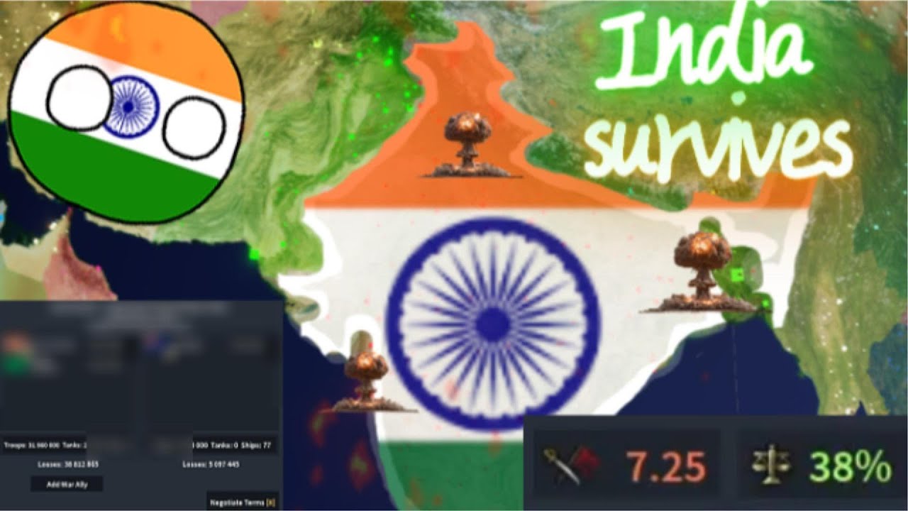 india survives nuclear war