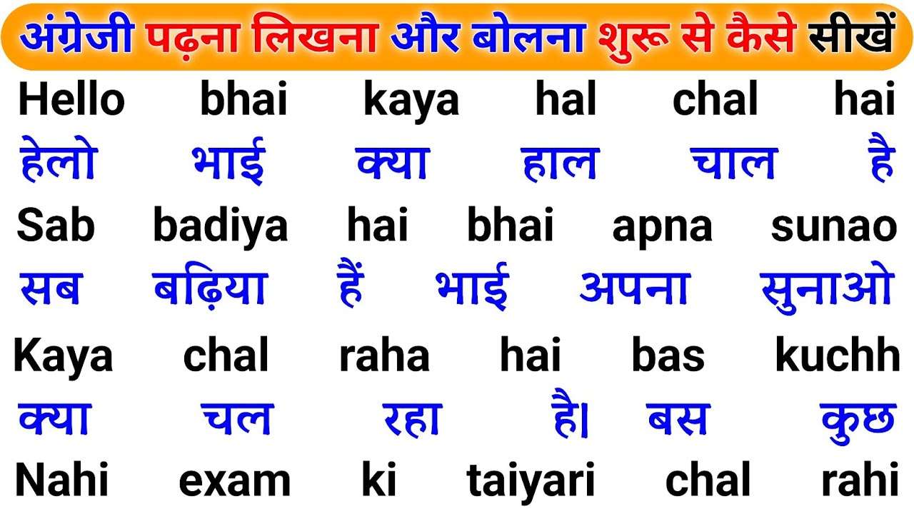 English Padhna-Likhna Kaise Sikhe | इंग्लिश पढ़ना लिखना सीखे | English पढ़ना बोलना लिखना ऐसे सीखें 