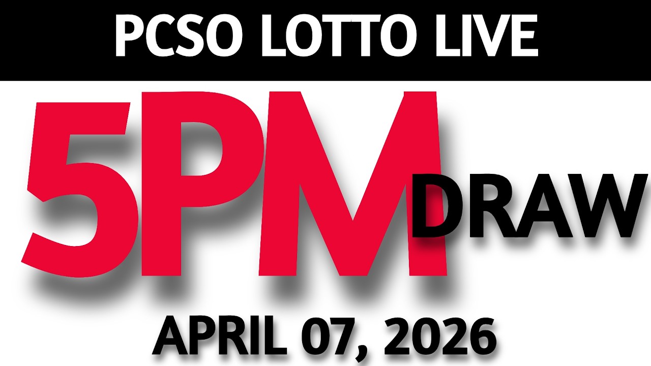 Lotto Result Today 5pm Draw April 07, 2026 Swertres Ez2  PCSO LIVE
