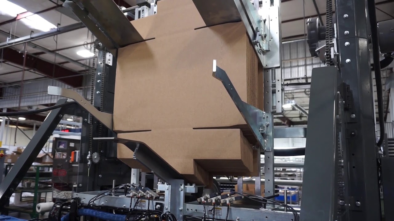 SWF TF 400V Tray Former - Tray with RSC Top Flaps - BW Integrated Systems