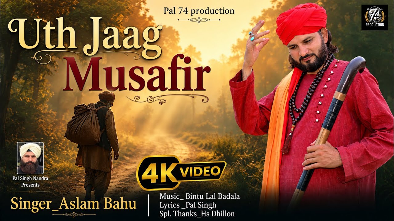 Uth Jaag Musafar (Official video) Singer- Aslam Bahu || New Punjabi songs 2026 || Pal 74 Production 