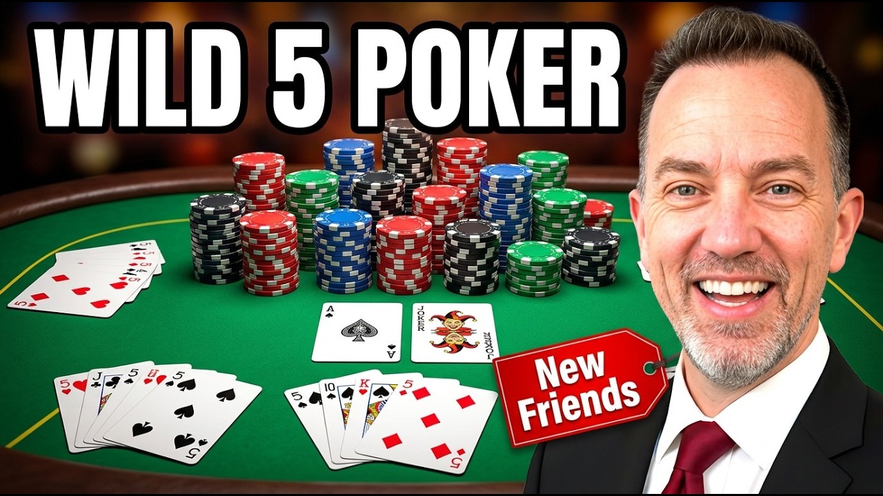 Gry w Wild 5 Poker są WIĘKSZEJ zabawy z nowymi znajomymi