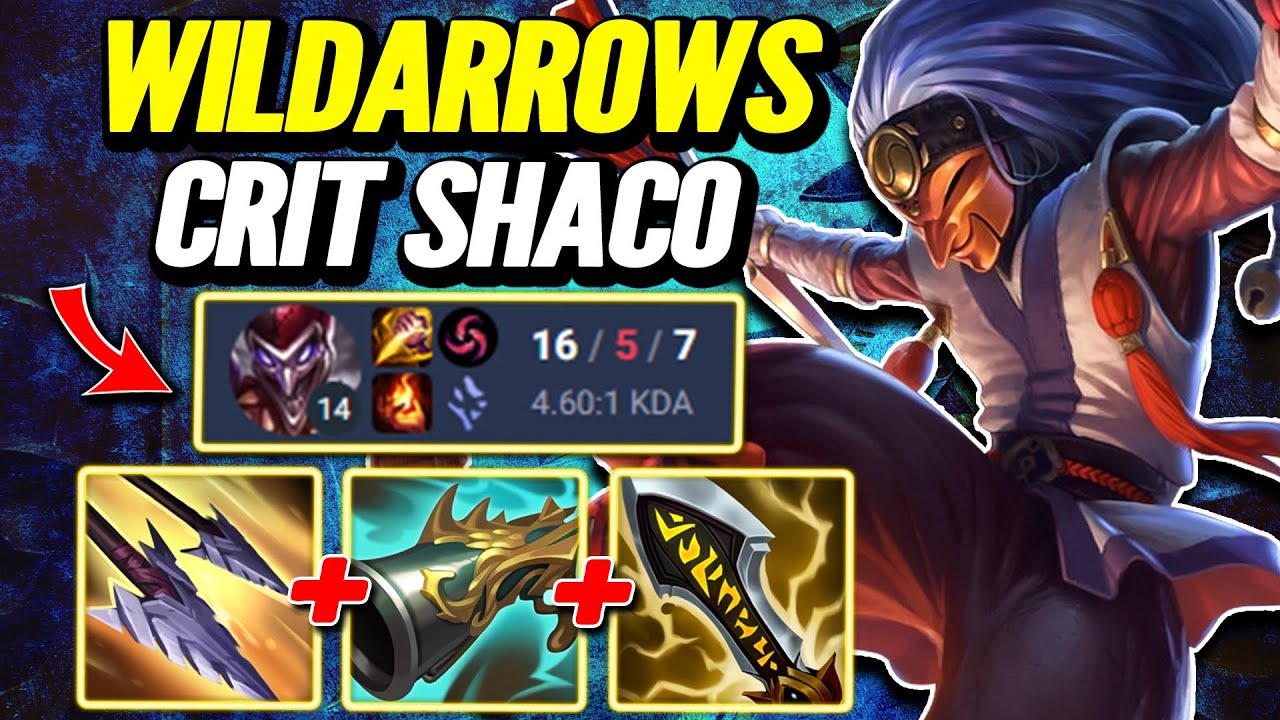 Wildarrows Crit Shaco Ranked - S14 Dia Flex [League of Legends] Full Gameplay - Infernal Shaco