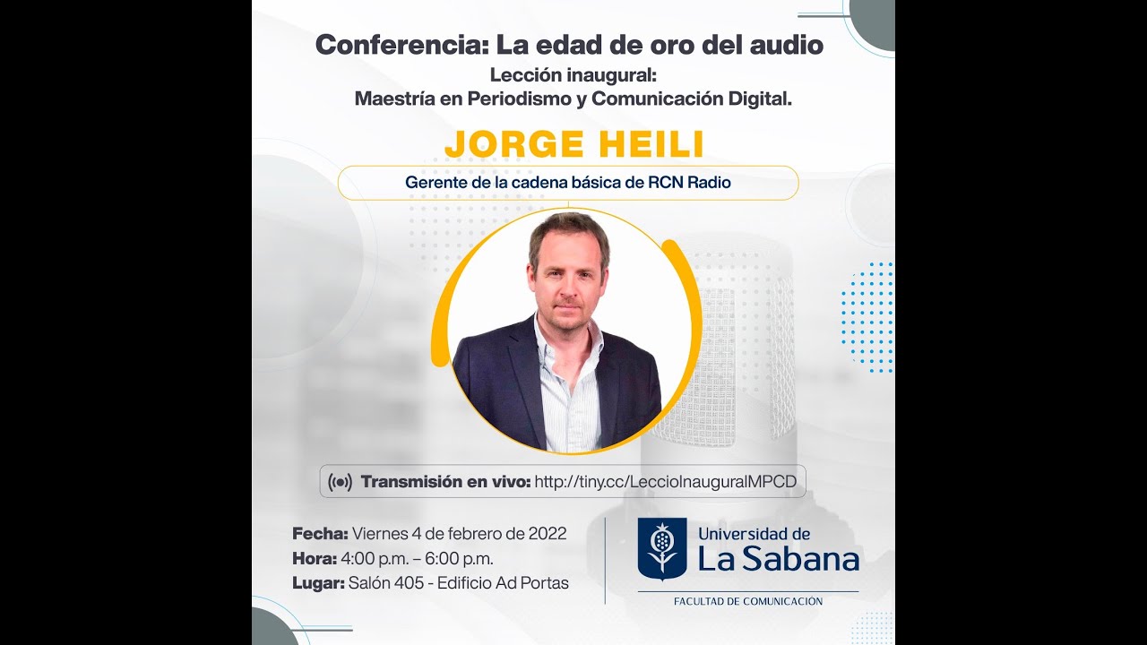 Conferencia: La edad de oro del audio - Jorge Heili