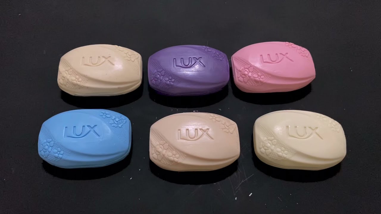 ASMR Soap Carving - Asmr Cutting LUX Soaps Pretty Color Relaxing Satisfying Sounds | ASMR Relax Soap