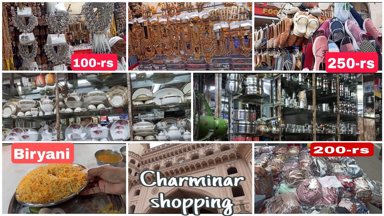 Charminar Street Shopping 🛍️| Sunday offers #vlog #fatimanur vlogs
