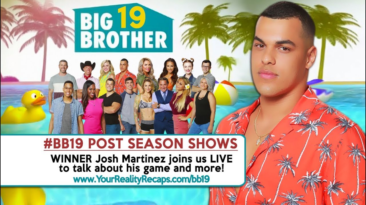 #BB19 POST SEASON SHOWS:  Josh Martinez WINNER!
