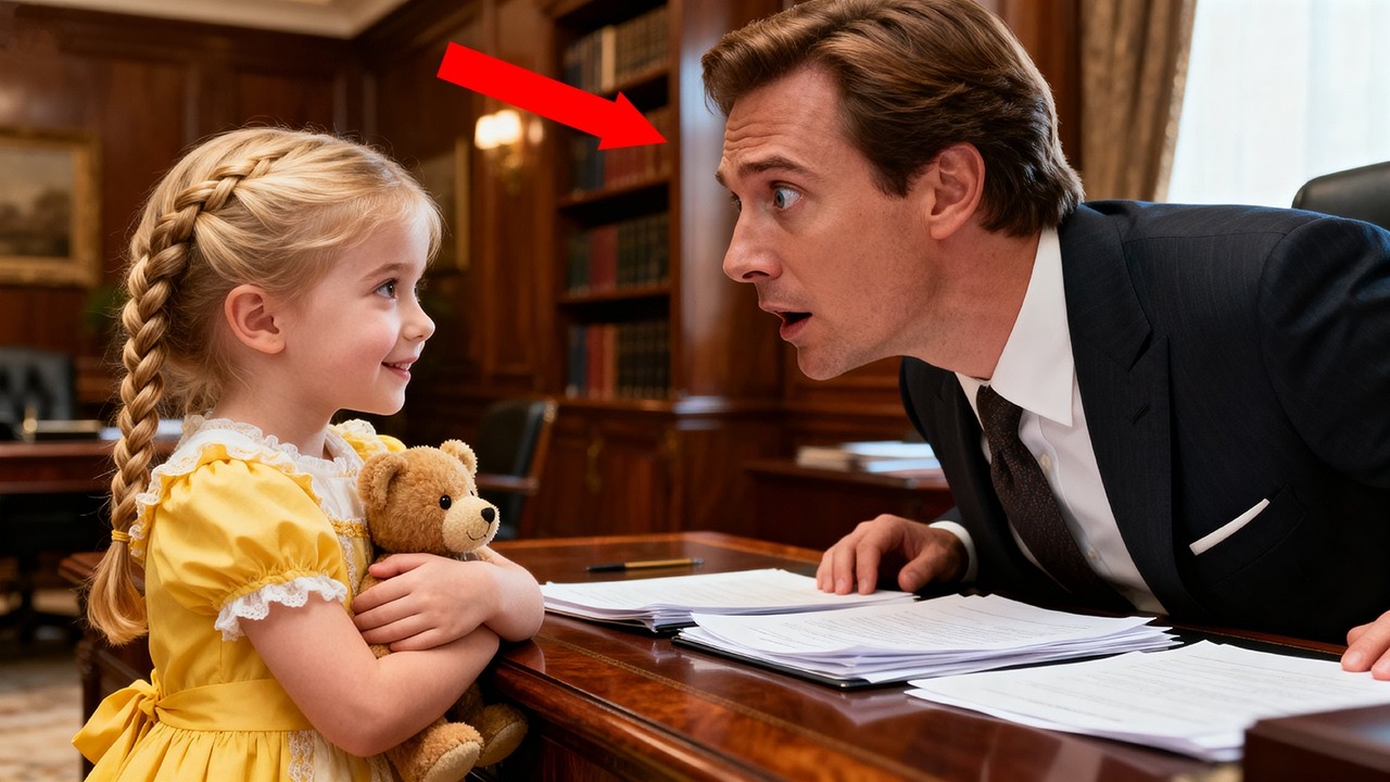 Cleaner Brings Daughter to Interview—Girl Looks at Billionaire and Asks, “Are You My Dad?”
