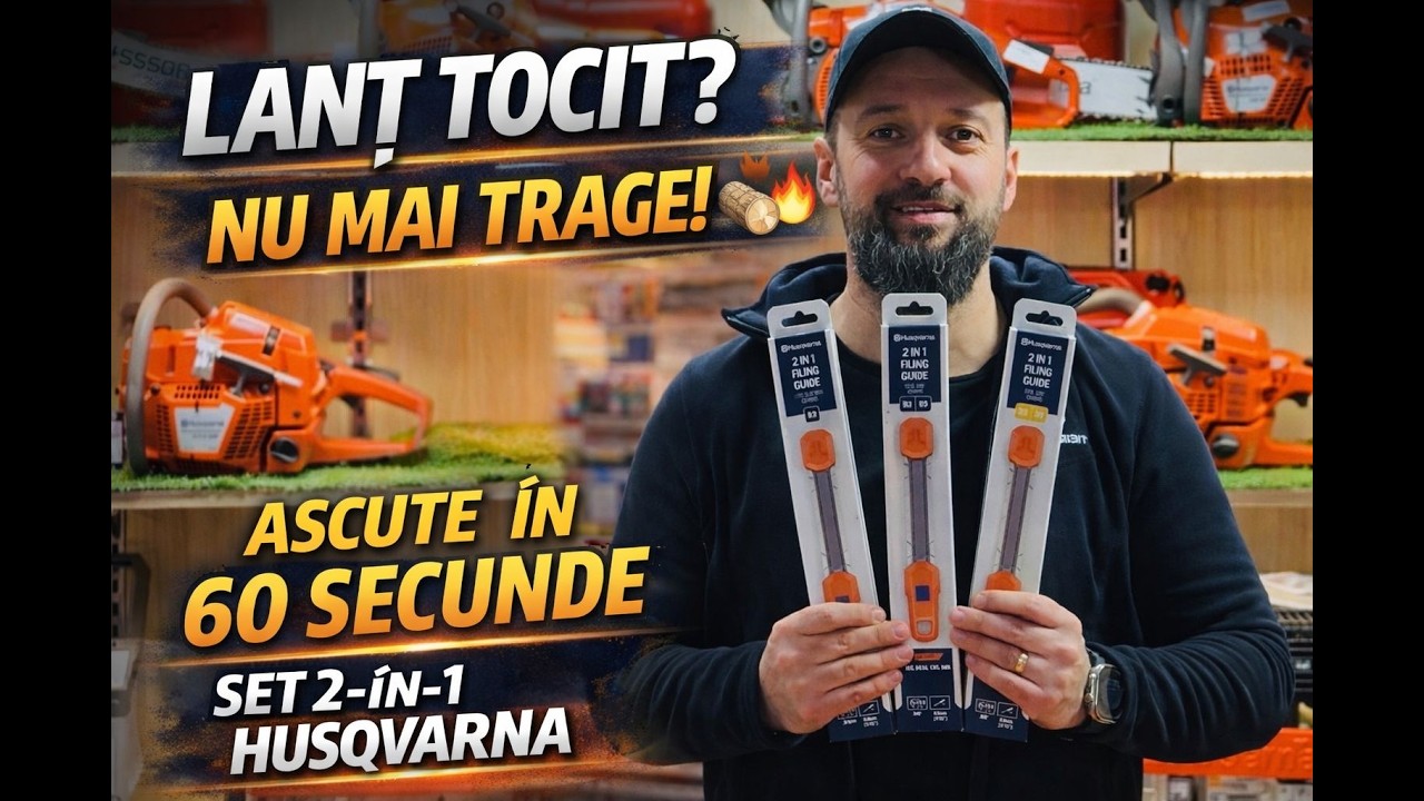 Suport de ascutire Husqvarna 2 in 1 disponibil in magazinele aclmag si pe online