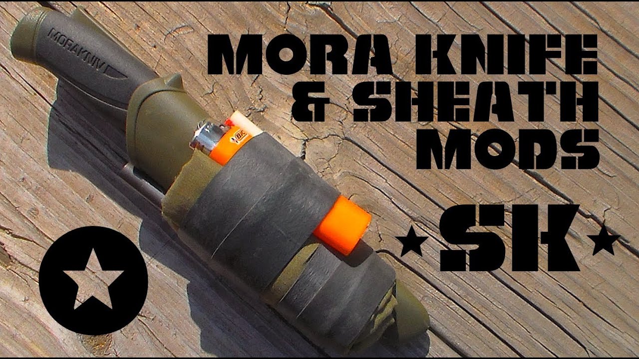 Mora Knife and Sheath Modifications
