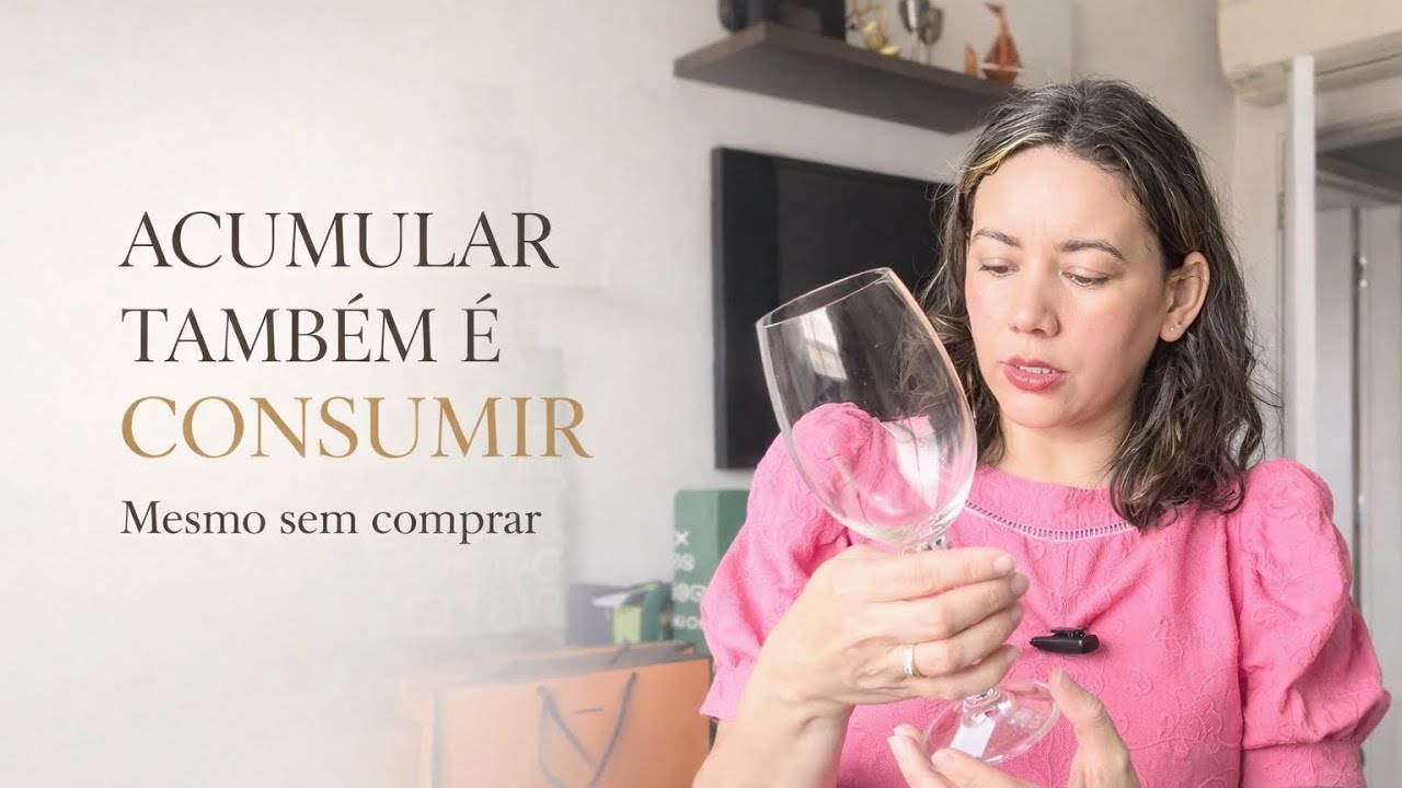O que a gente guarda sem precisar também é consumo | o excesso de exames e sacolas. 