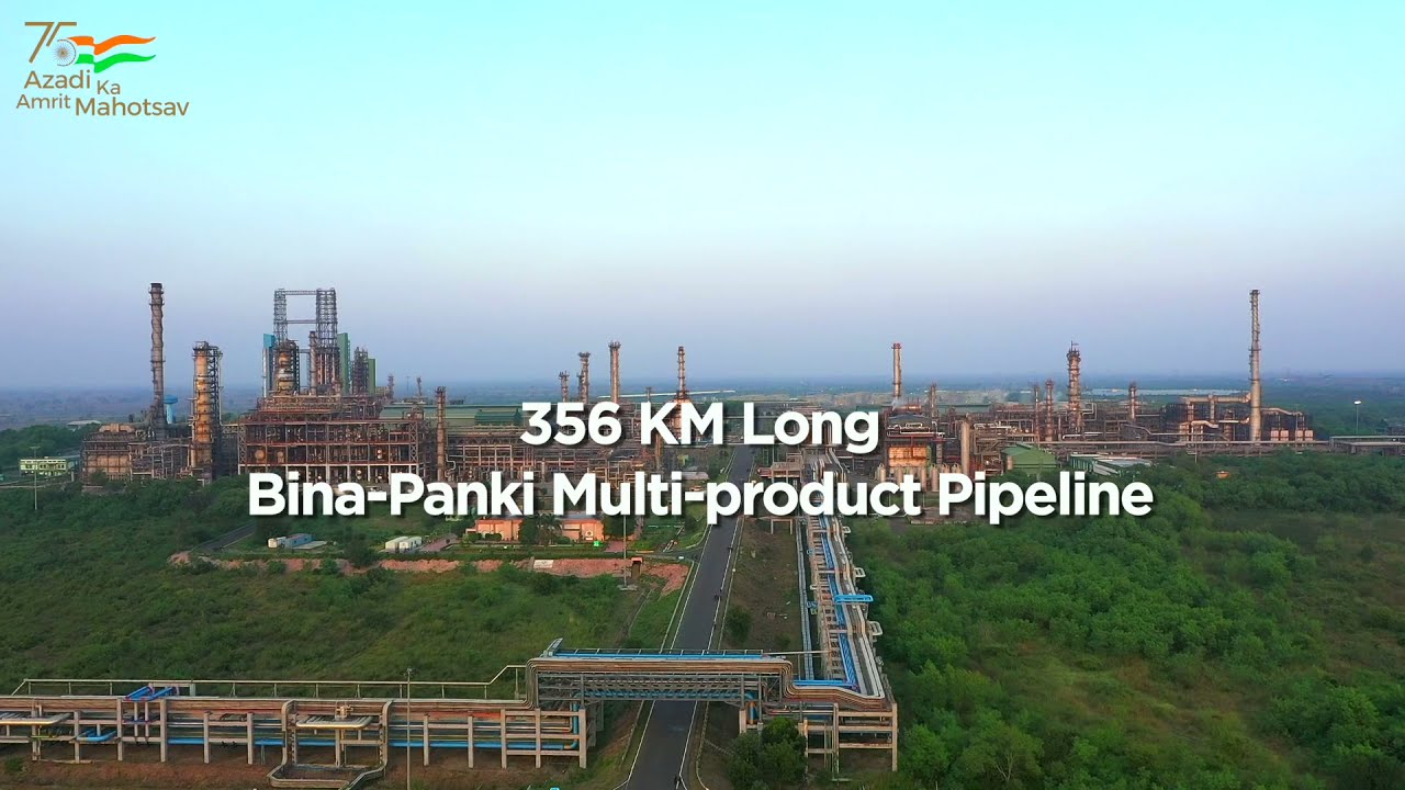 356 KM Long Bina-Panki Multi-product Pipeline