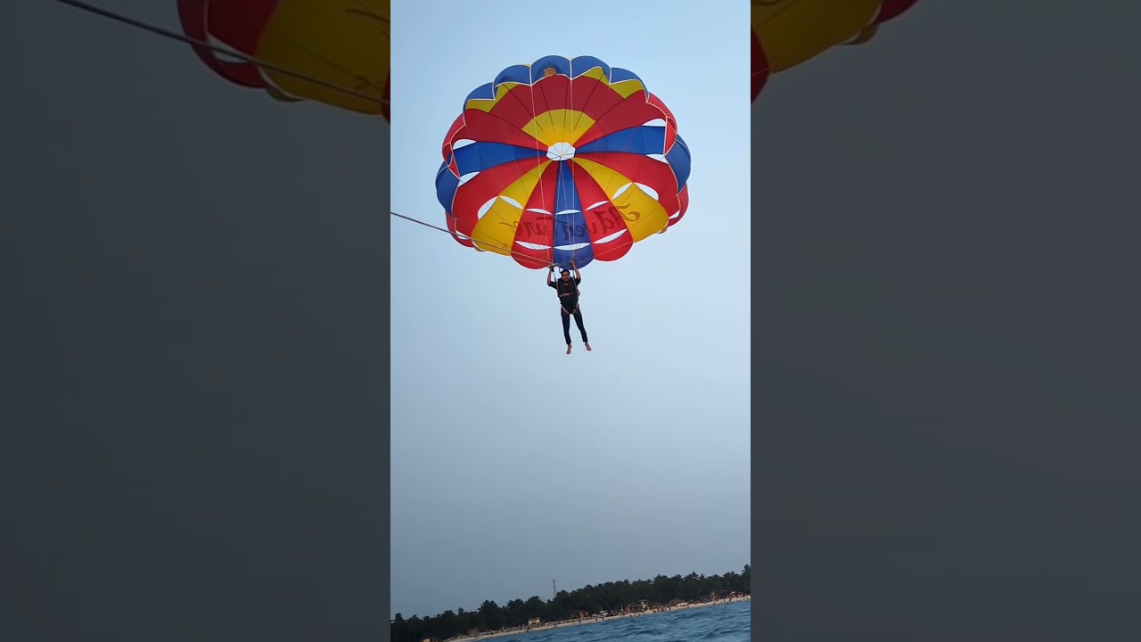 Malpe Parasailing                         #parasailing #adventurer #malpe #stmarys #udupi #karnataka