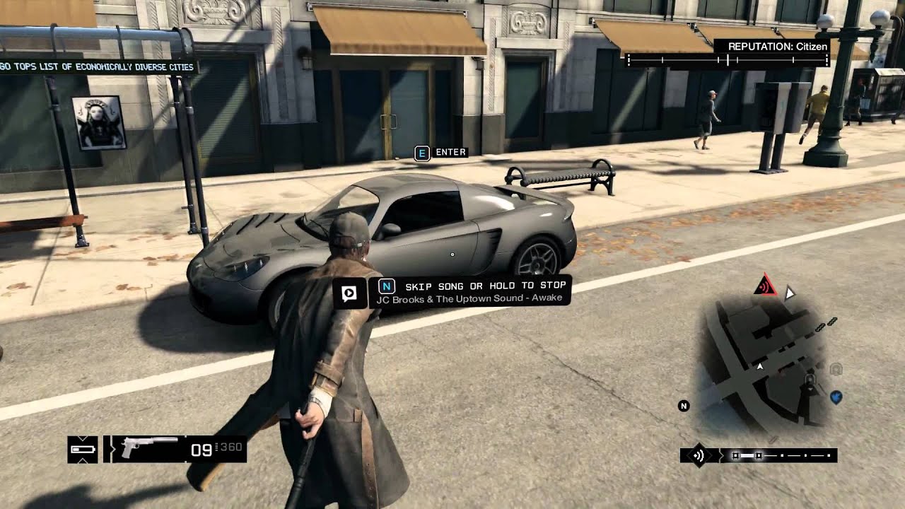 Watch Dogs PC Ultra Settings Gameplay - Roaming The Open World