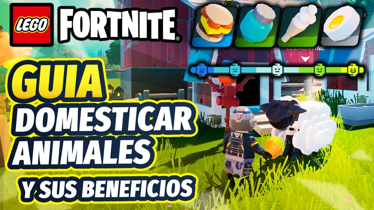 🐮GU&Iacute;A COMO DOMESTICAR Animales y sus Beneficios | LEGO Fortnite