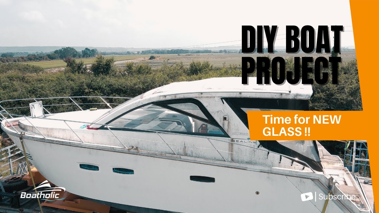 We INSTALL Brand New BONDED GLASS on our BOAT - EP.107