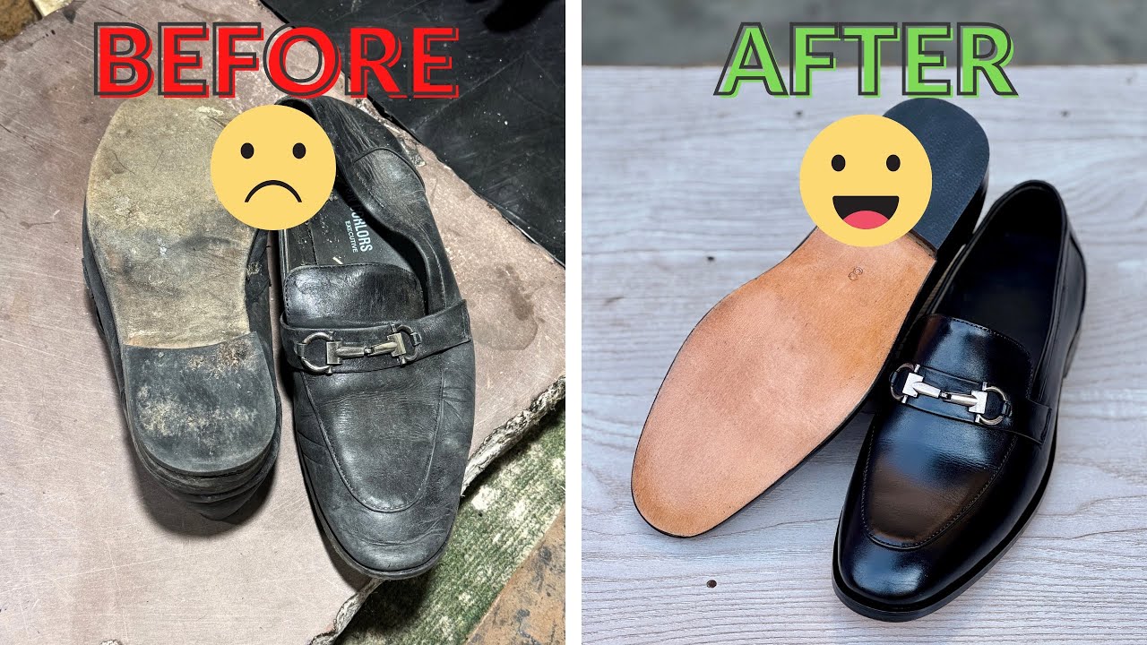 Transforming 4-Year-Old Shoes Into Brand New! | Shoe Restoration & Repair
