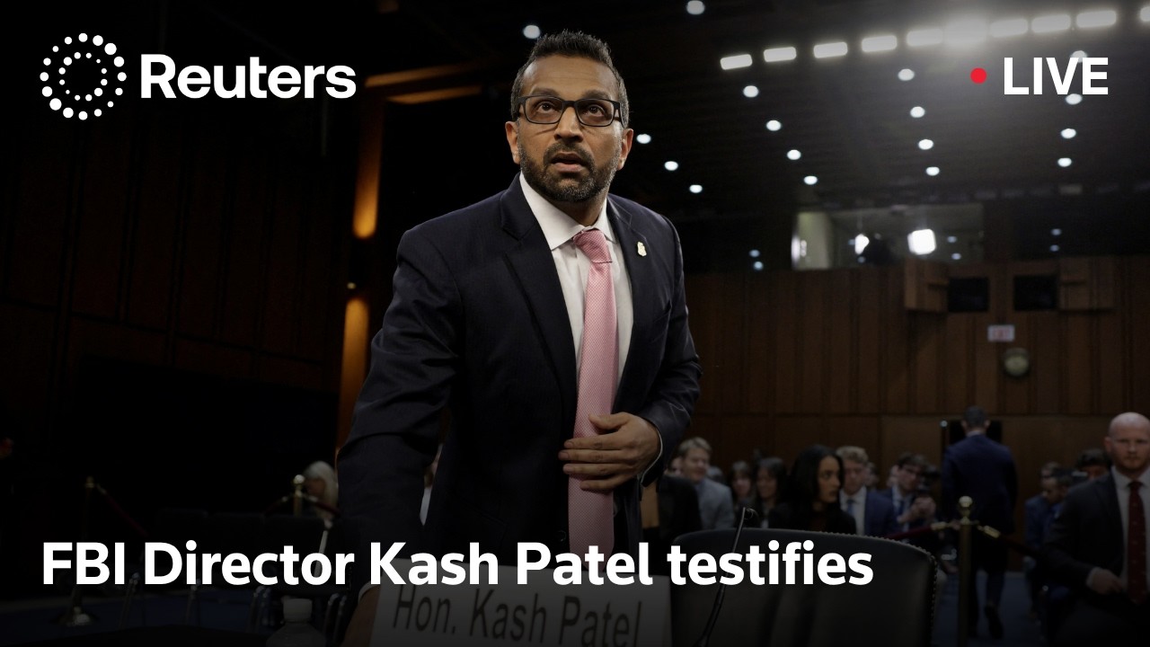 LIVE: FBI Director Kash Patel testifies at US Senate hearing