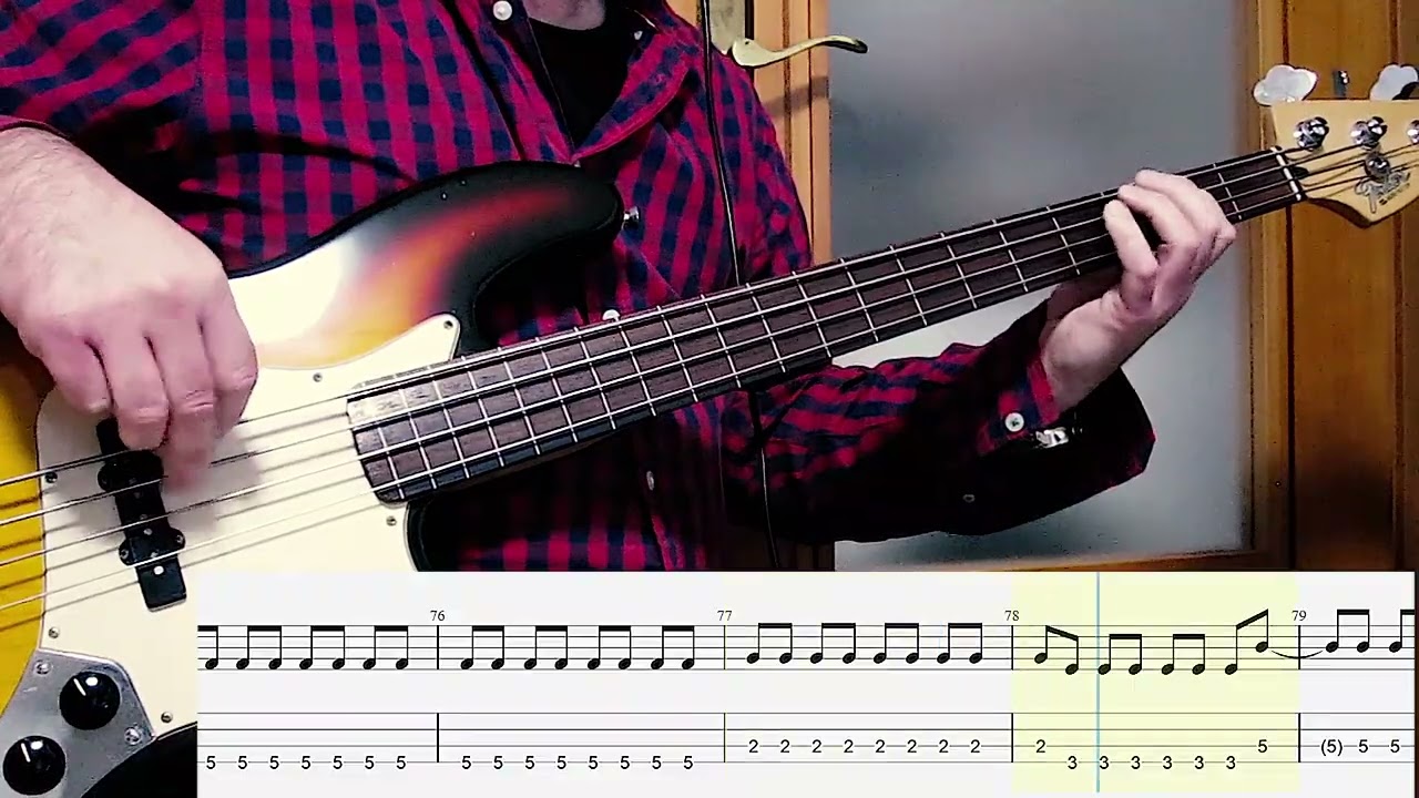Tina Turner - Proud Mary  Bass Cover with TAB