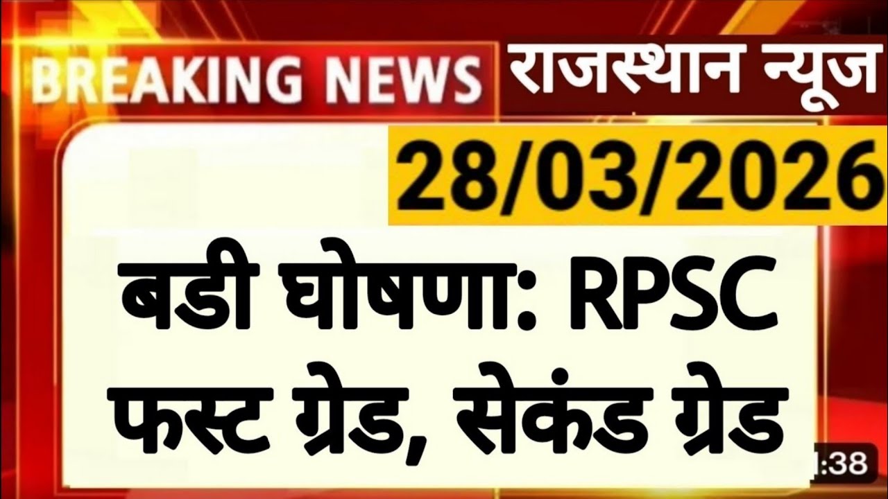 RPSC 1st Grade, 2nd Grade 2026 | Rajasthan Public Service Commission | Madan Dilawar | RPSC REET ...