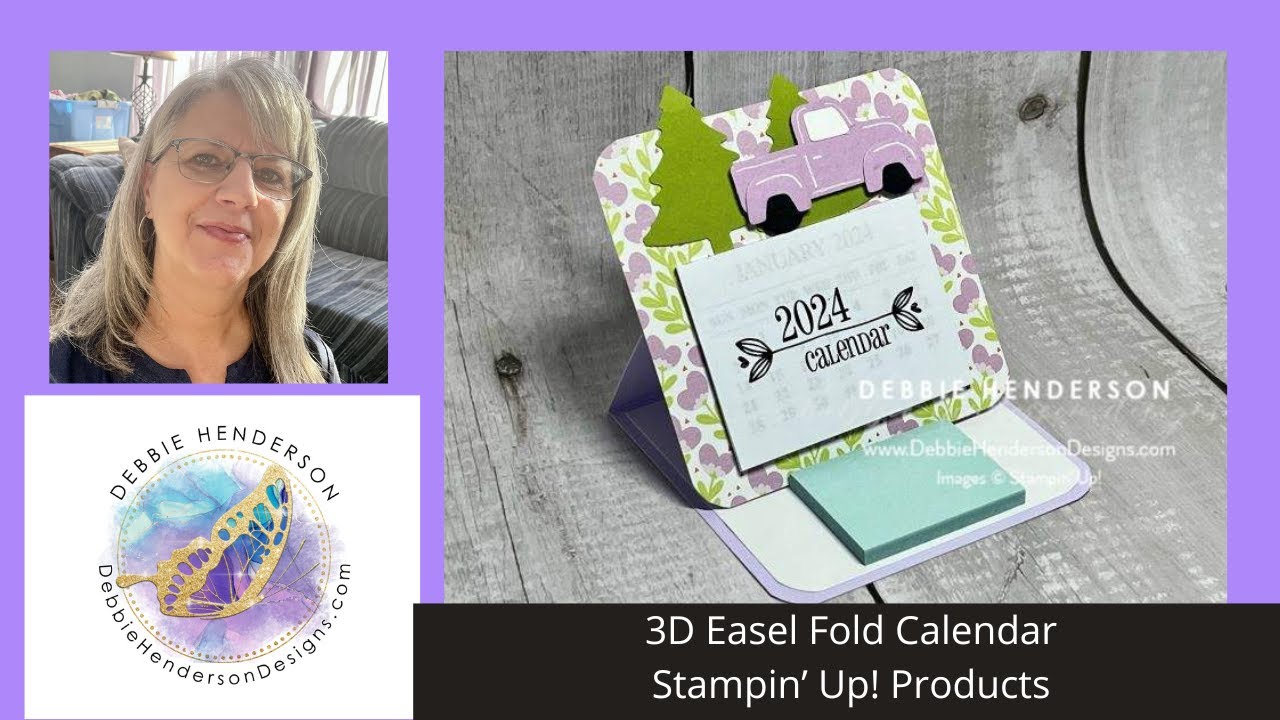 3D Easel Fold Calendar Stampin' Up! Products