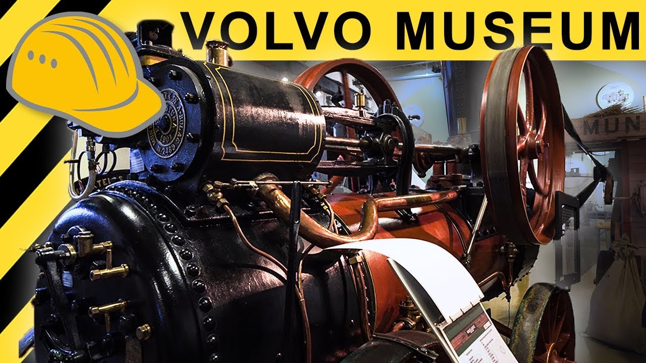 Besuch im Volvo Baumaschinen Museum - Historische Technik im Munktell Museum