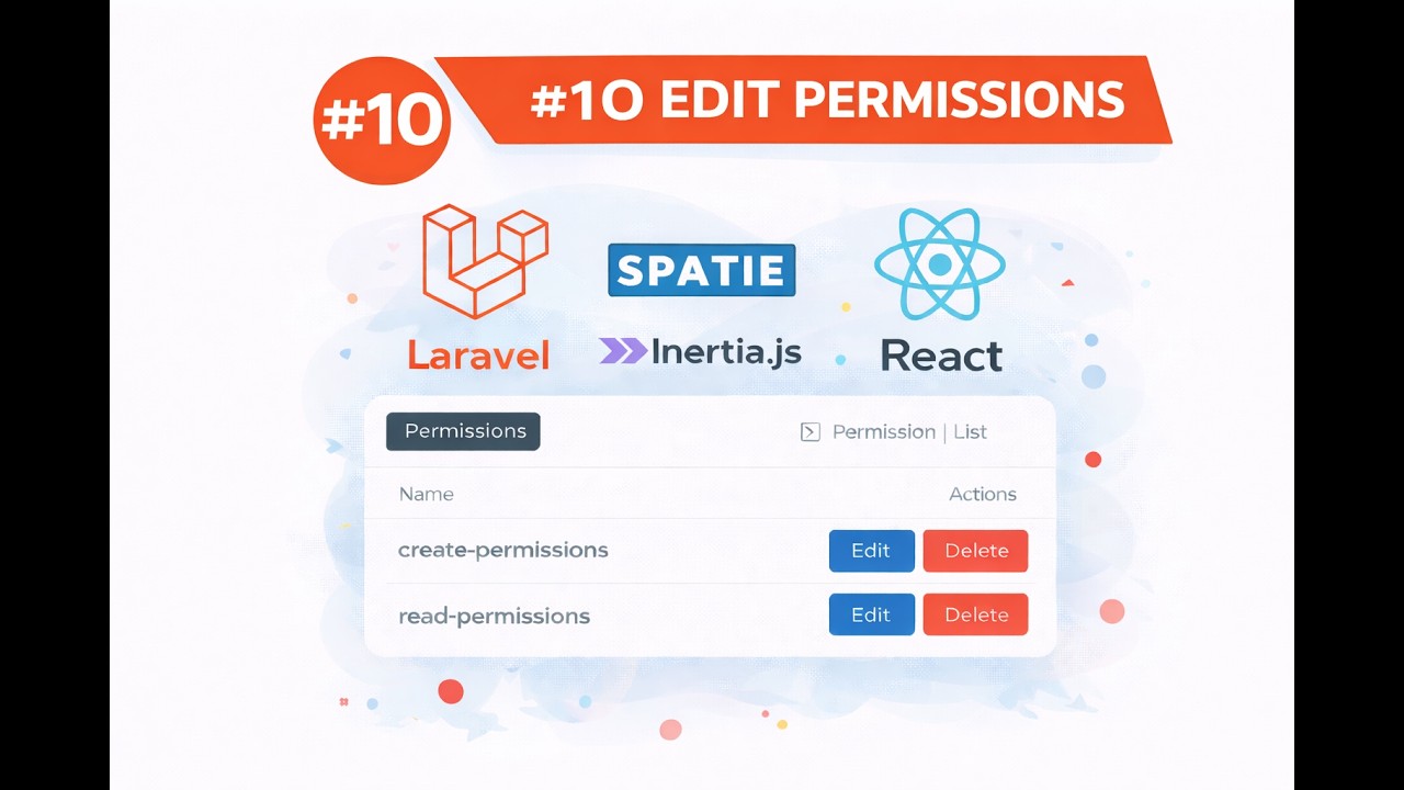 #10 Starter Kit Laravel 12, React & Spatie: Update Permissions