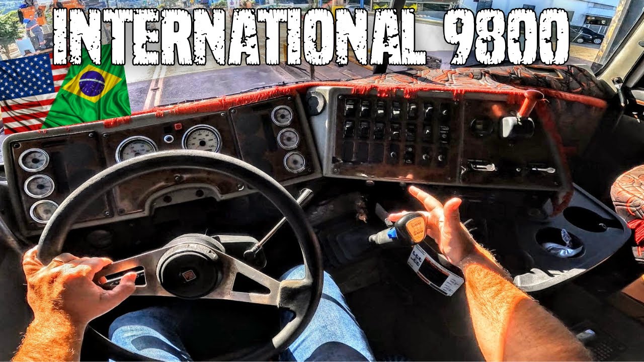 POV Driving INTERNATIONAL 9800i / I bought an AMERICAN CABOVER Truck
