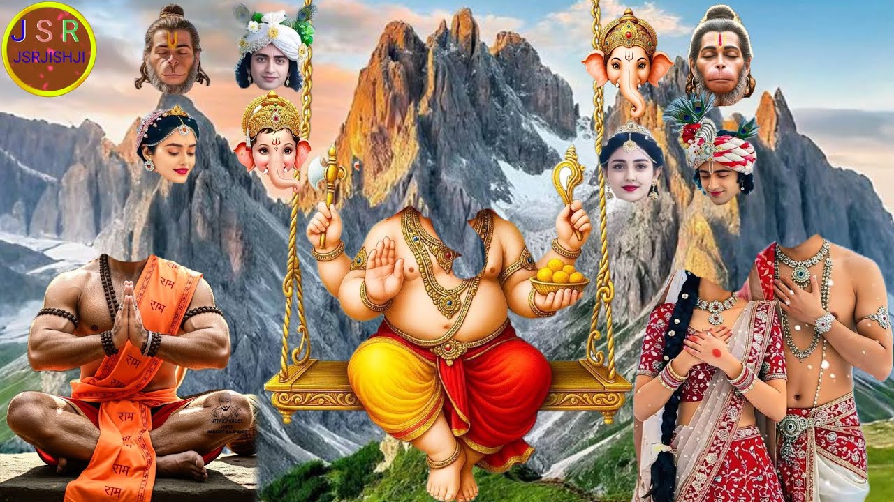 3 SHARIR HAI KAUN 🤔 II 4 4 JAANI HAI KAUN 🥰II 🚩HANUMAN JI 🥰 GANPATI JI 🥺RADHE🕉️KRISHNA🚩II @JSRJISHJI