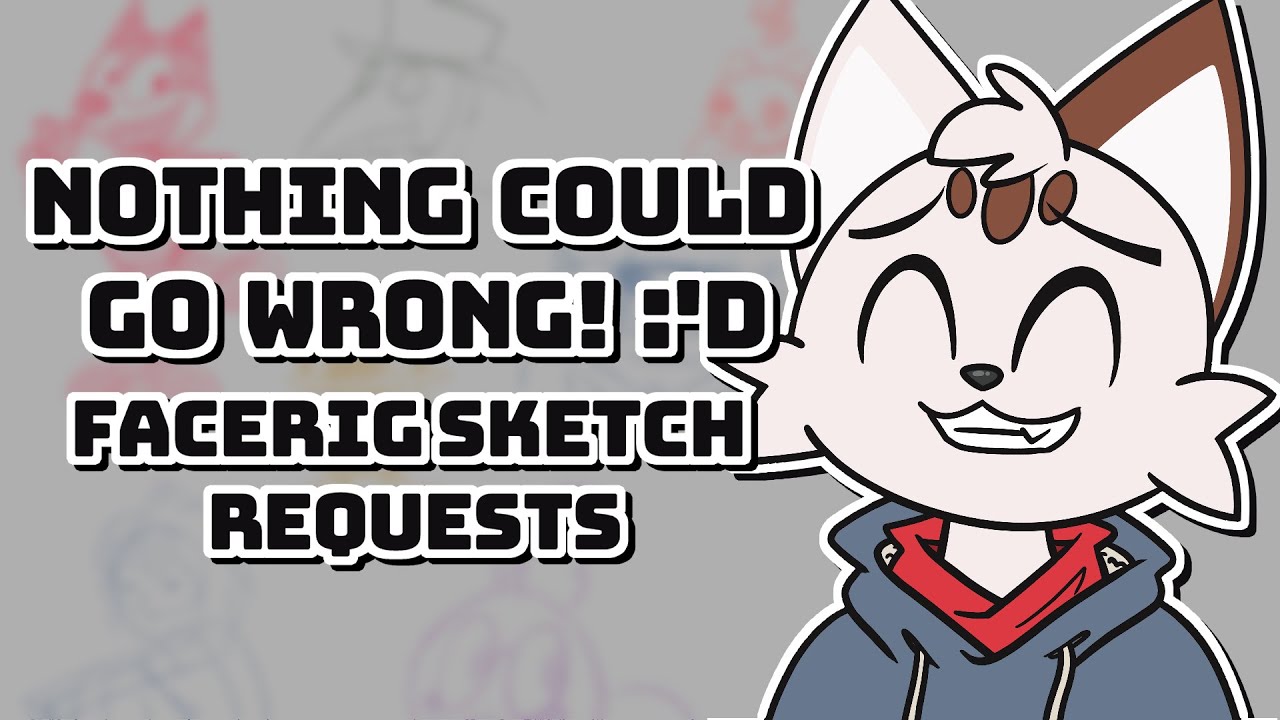 Technical difficulties! Trying out my new tablet (Sketch Requests) - Chipflake Facerig Stream #10