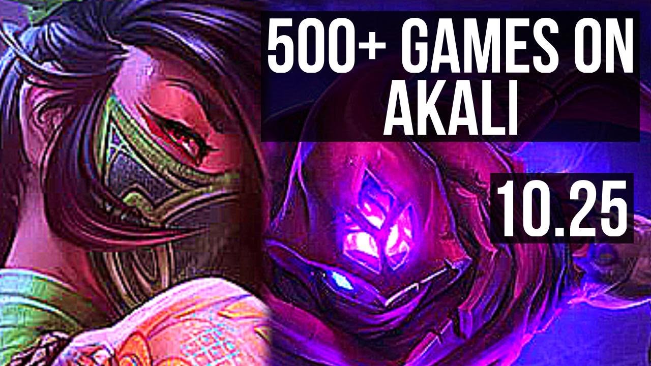 AKALI vs MALZAHAR (MID) | 9/1/9, Legendary, 500+ games | TR Master | v10.25