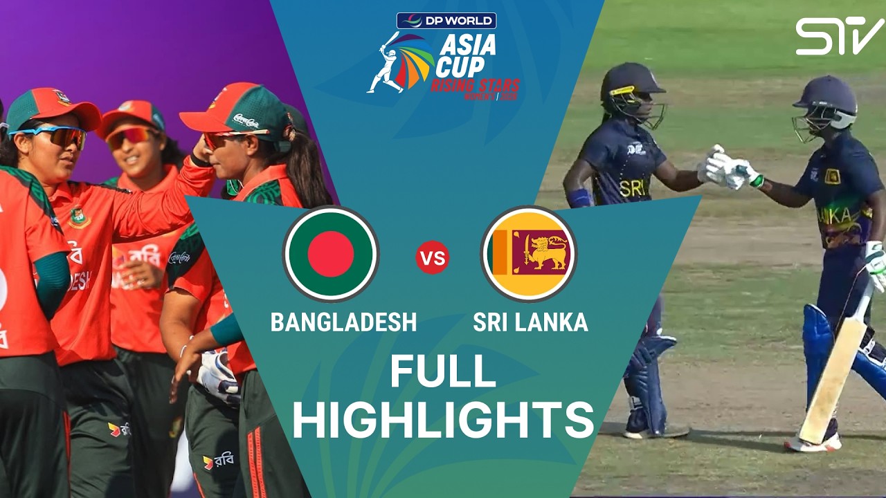 Full Highlights | BAN A Women vs SRI A  Women | M4 | Women's Asia Cup Rising Stars | ZM1H