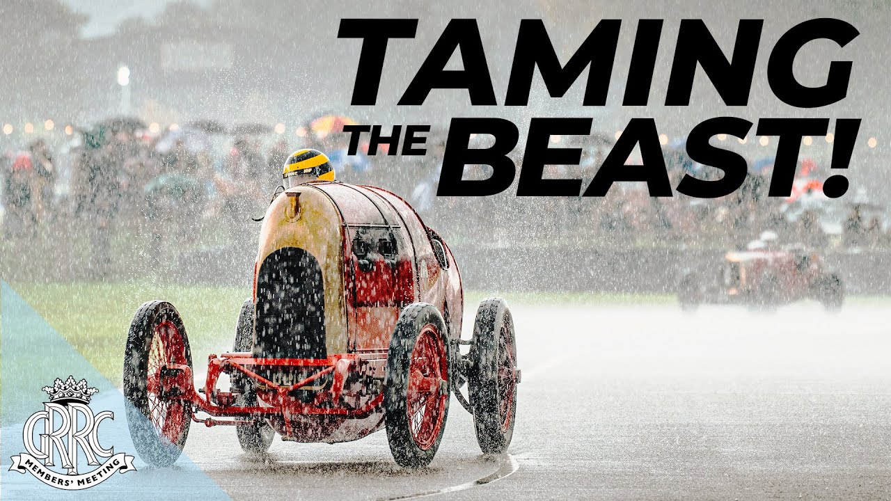 Wrestling the 28.5-litre Beast of Turin round Goodwood in the wet is the ultimate bravery