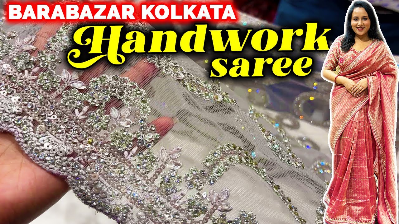 Barabazar Designer Handwork Saree | Pure Zardosi Handwork Saree Kolkata 2026 | Sivisha Studio