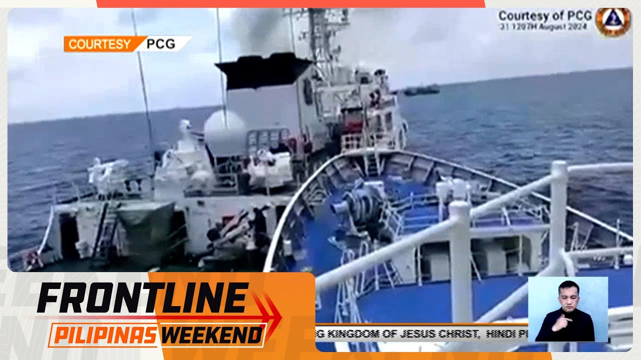 BRP Teresa Magbanua, nasira ang ilang bahagi matapos banggain ng China sa Escoda Shoal