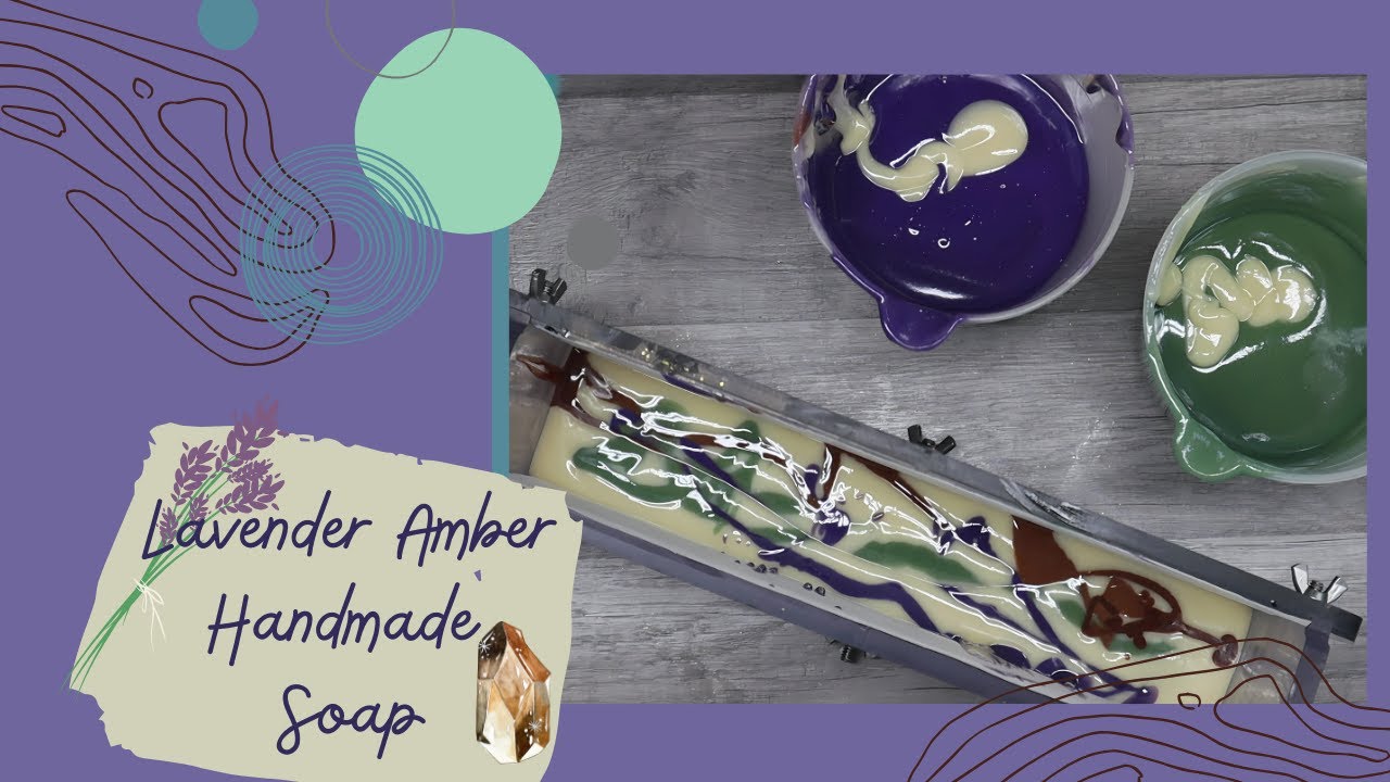 Making A Lavender And Amber Jo Malone Dupe Handmade Soap
